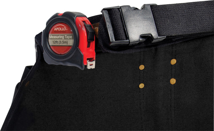 Canvas Waist Work Apron Garden Woodwork Waist Tool Belt with Six Pouches