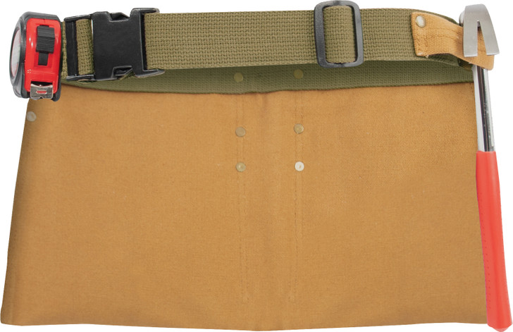 Canvas Waist Work Apron Garden Woodwork Waist Tool Belt with Six Pouches