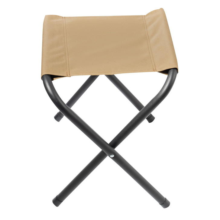 Coyote Brown Lightweight Folding Camp Stool Travel Portable Chair Camp