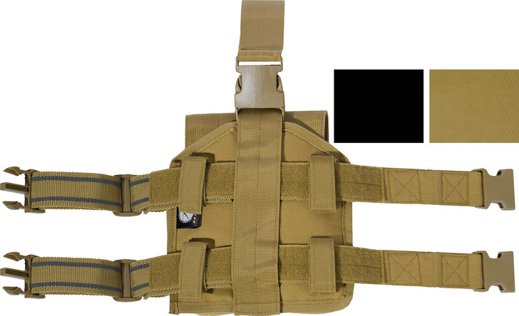 Drop Leg Double Mag Pouch Army Thigh Strap Gun Pistol Mag Pouch
