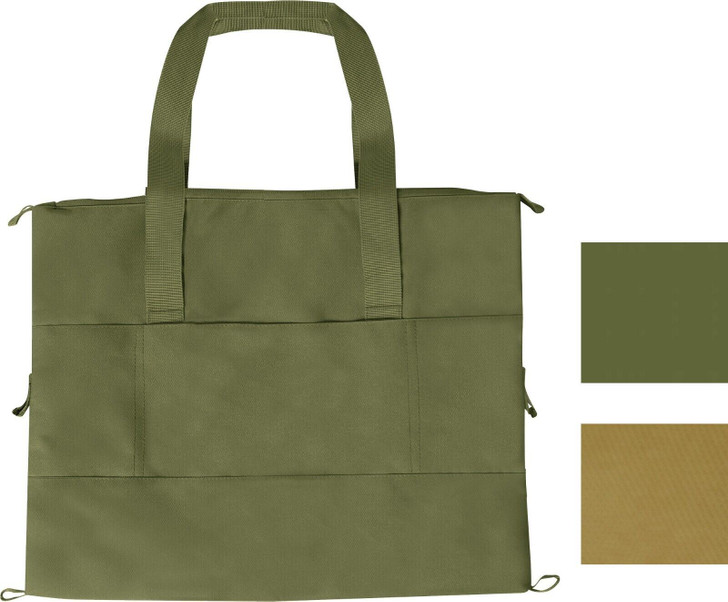 Convertible Insulated Cooler Tote Bag Holds 18 Cans for Beach Camping and Grocery Shopping