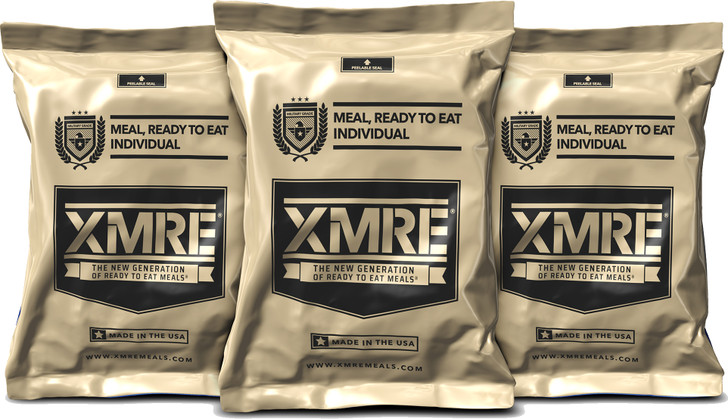 XMRE Meals 1300XT - 12 Meals with Heaters Military Grade Survival Food Military MREs