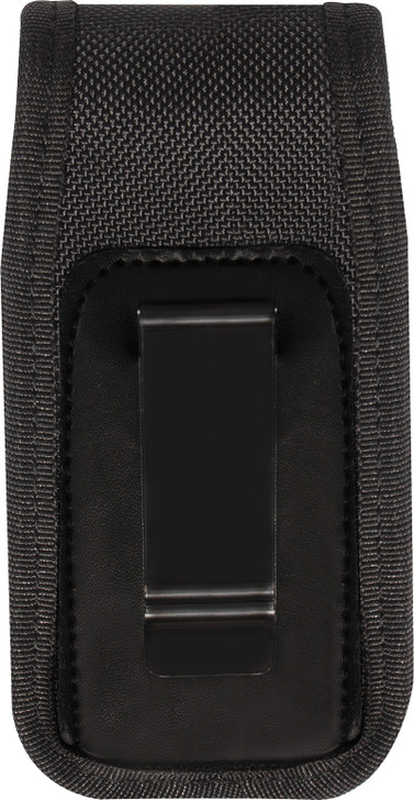 Black Enhanced Molded Single Magazine 9mm or .45 Mag Pouch with Metal Belt Clip