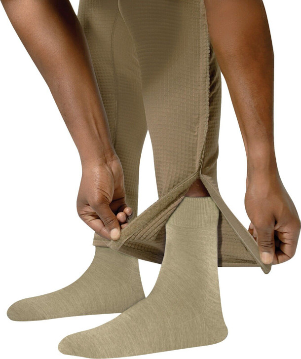 Desert Sand ECWCS Gen III Level II Mid-Weight Underwear Breakaway Bottoms