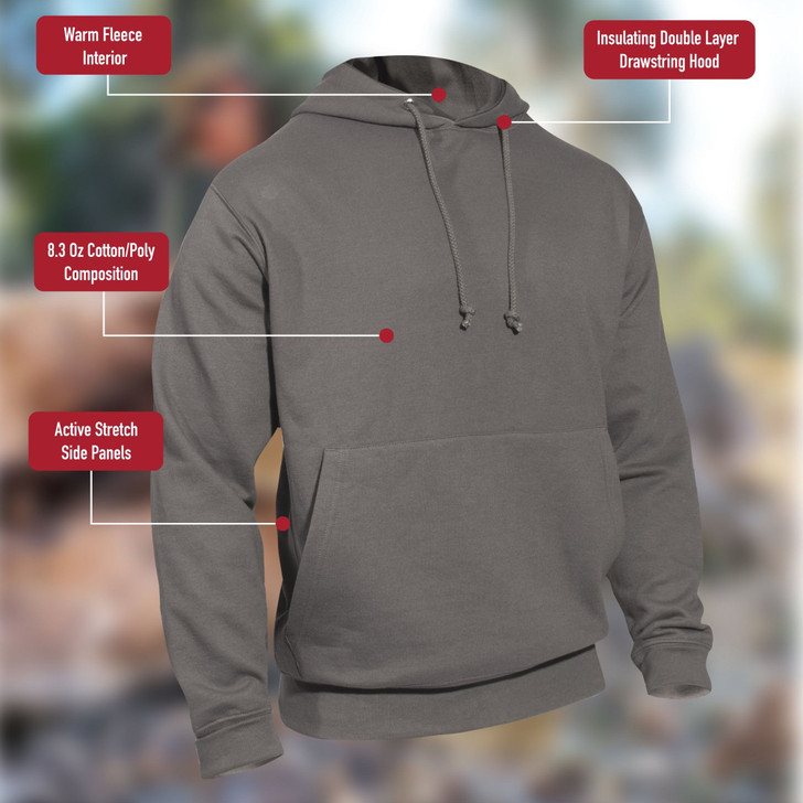 Everyday Pullover Hoodie Super Comfortable & Soft Sweatshirt with Jumbo Kangaroo Pass Through Pocket
