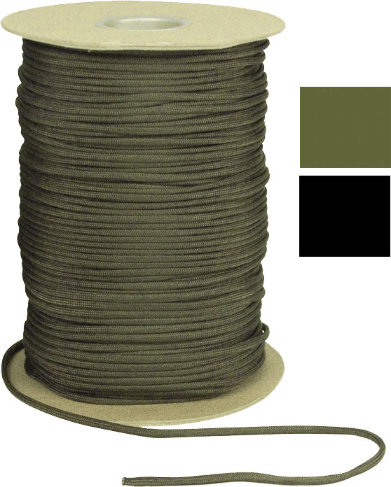 550LB Type III Military 100% Nylon Paracord Cord Rope 600 Feet Spool USA Made