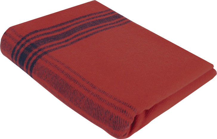 Striped Wool Blend Blanket Camping Survival Emergency Bed Throw Cover 62" x 80" Military Army Style Warm Winter Bedding Cover