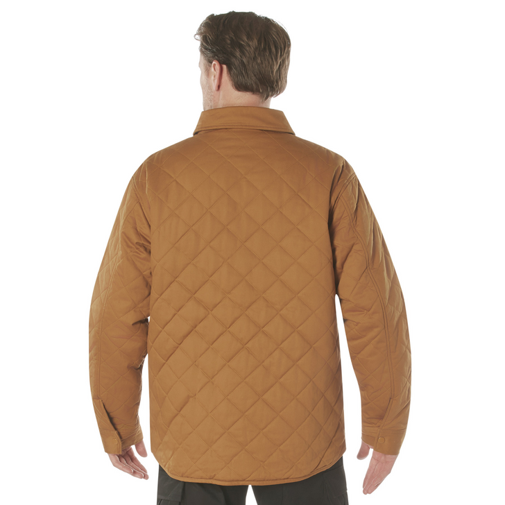 Diamond Quilted Cotton Jacket