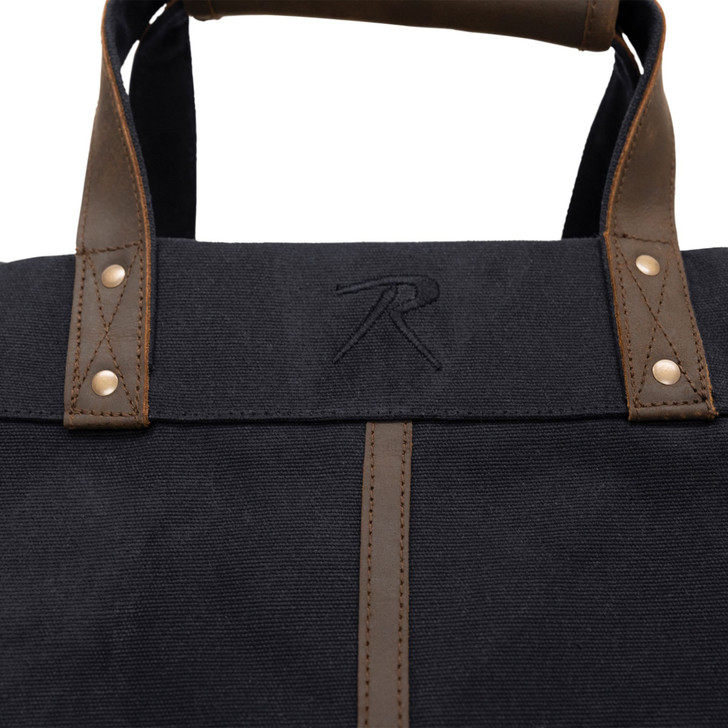 Wax Canvas Log Carrier – Indoor/Outdoor Firewood Bag – Great for Campfires and Fireplaces