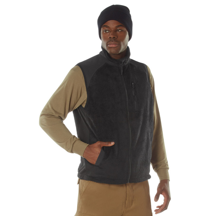 Polar Fleece Insulated Tactical Vest ECWCS Gen III Level 3 Style Thermal Extreme Cold Weather Vest