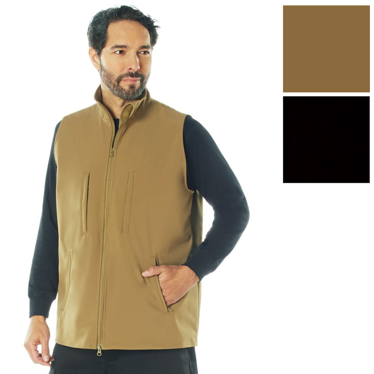 Conceal-Ops V2 Soft Shell Vest–Waterproof Tactical Vest For Duty and Casual Wear