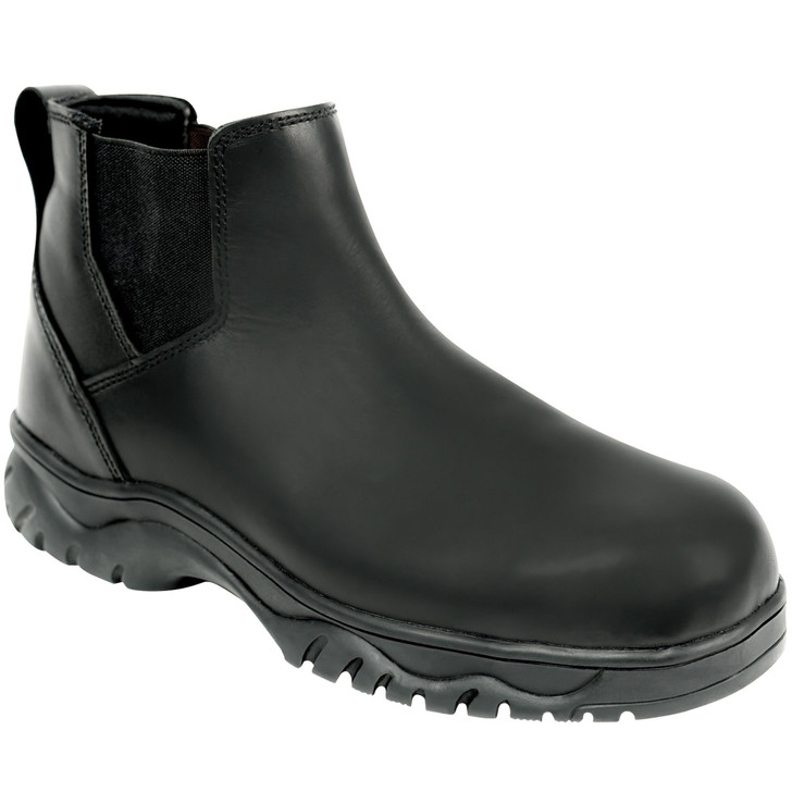 Men's Black Chelsea Lightweight Work Boots Waterproof Composite Toe Boots 6 Inch