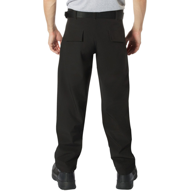Men’s Lightweight Active Flex Soft Shell Pants – Stretchable Water Resistant Rugged Trousers