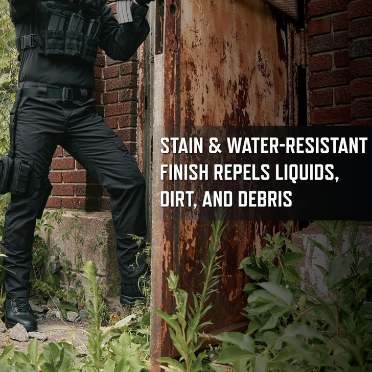 Tactical Deployment Cargo Pants – Rip-Stop Zipper Fly 6 Pocket Water-Resistant Work Duty Trousers