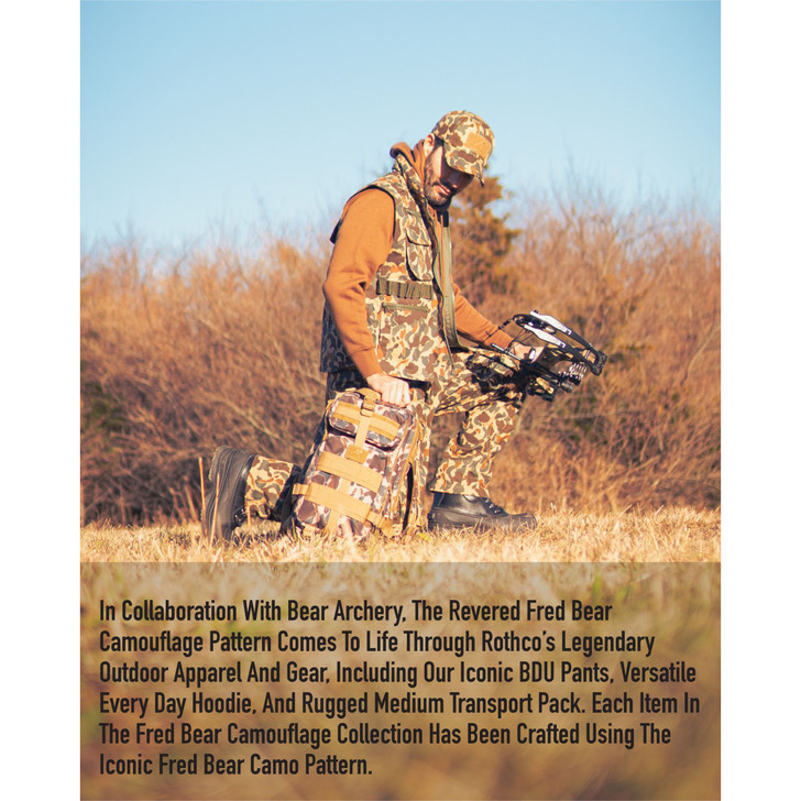 Fred Bear Camo Special Ops Soft Shell Waterproof Jacket with Fleece Lining