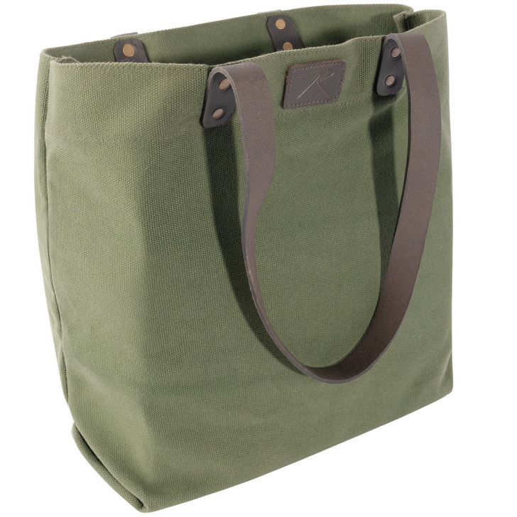 Two Tone Tiger Stripe Camo Canvas Tote Bag Multifunctional Utility 23L Carry Bag