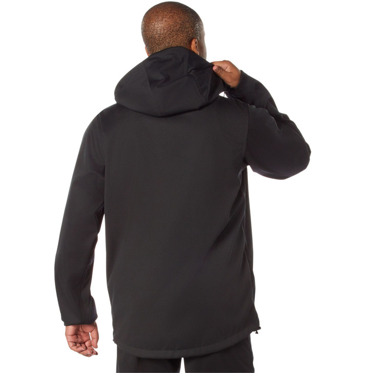 Black Shadow Ops Waterproof Rain Jacket - Ultra-Light High-Performance Rain Coat