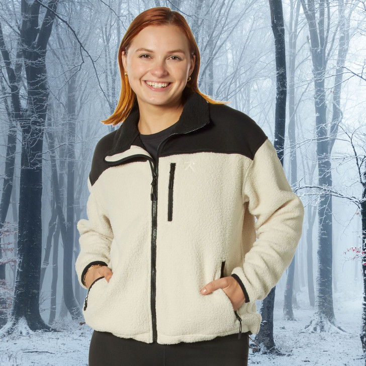 Womens Trailsman Sherpa Fleece Jacket – Midweight Cold Weather Jacket