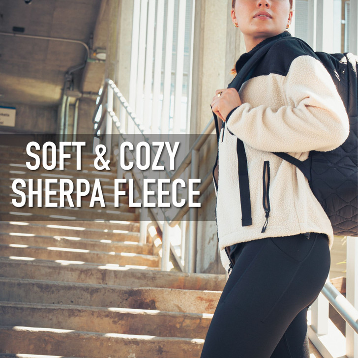 Womens Trailsman Sherpa Fleece Jacket – Midweight Cold Weather Jacket