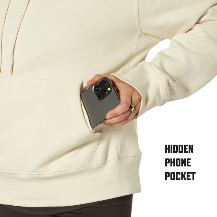 Women's Every Day Soft Hoodie – Pull-On Active Stretch Sweatshirt with Fleece Liner