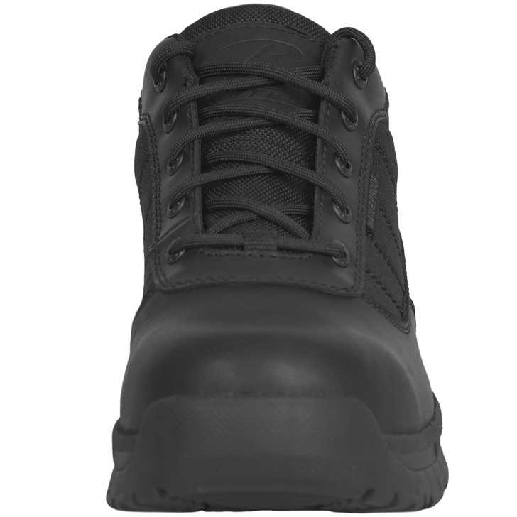 Black Guardian 4 Inch Water Resistant Tactical Shoe - Non-Slip Oil-Resistant Boots