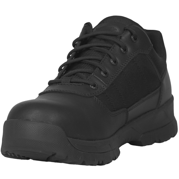 Black Guardian 4 Inch Water Resistant Tactical Shoe - Non-Slip Oil-Resistant Boots