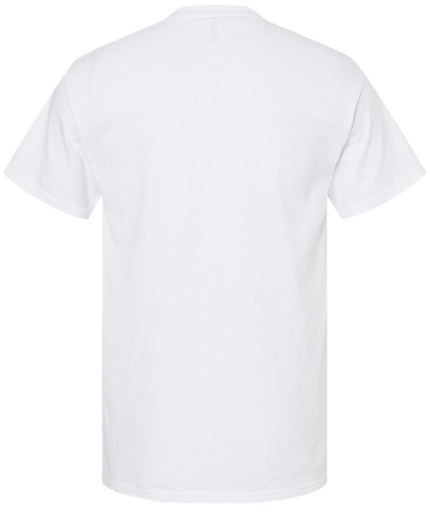 White 45-47 American Headliner Soft Touch Printed T-Shirt, Patriotic Crewneck Shirt