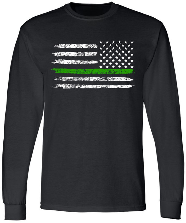 Thin Green Line REVERSE (Black)