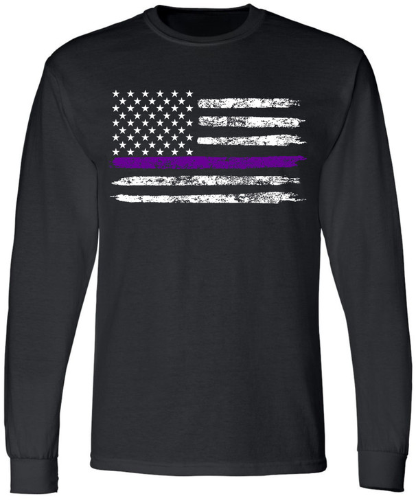 Thin Purple Line REGULAR (Black)