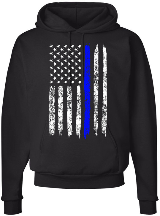 Thin Blue Line REVERSE LONG (Black)