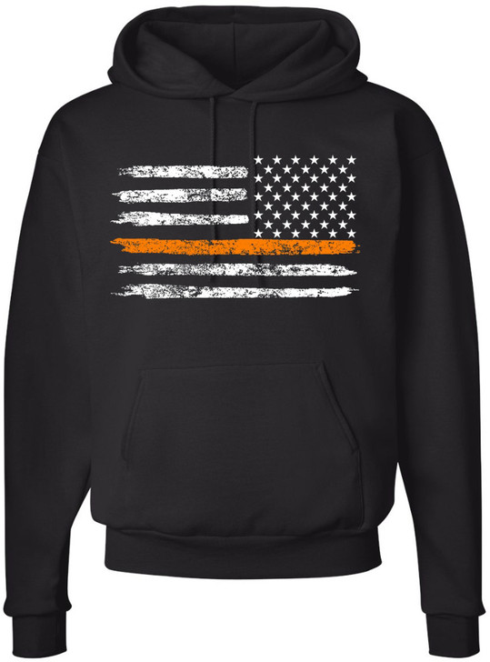 Thin Orange Line REVERSE (Black)