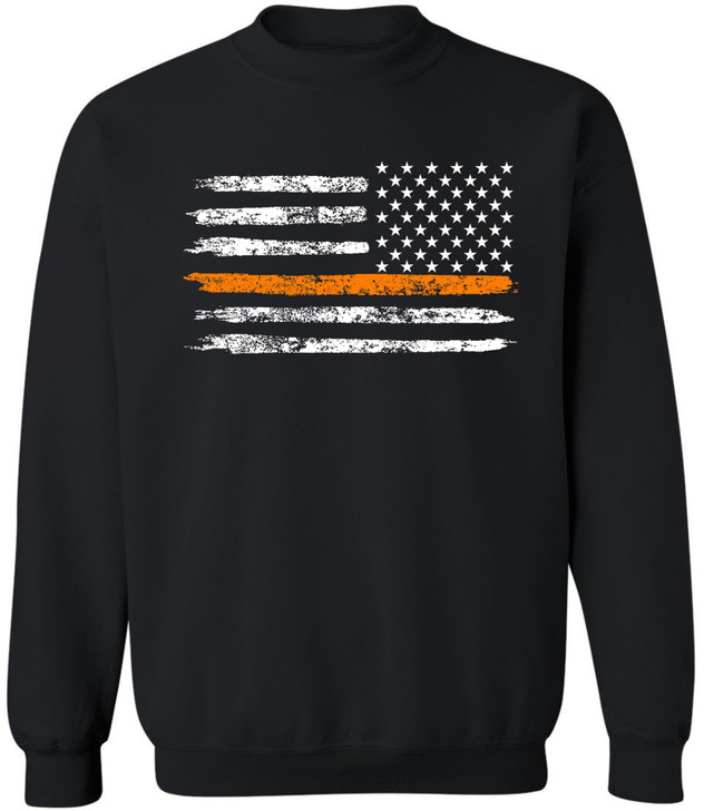 Thin Orange Line REVERSE (Black)