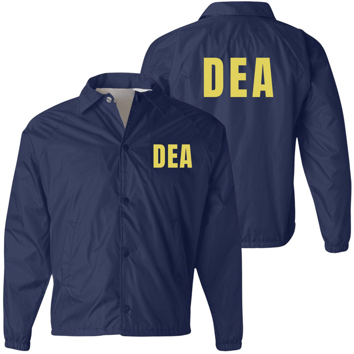 Navy Blue & Gold Text
