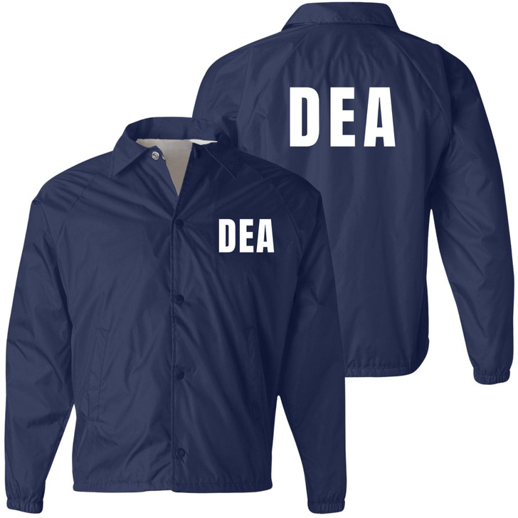 Navy Blue & White Text