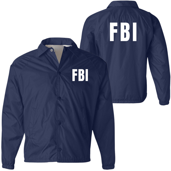 Navy Blue With White Print