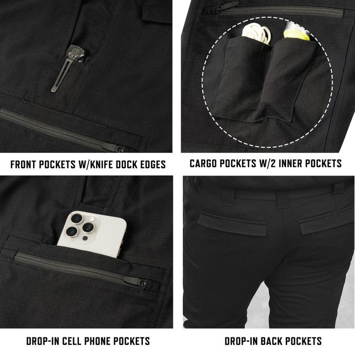 Frontline Series Patrol Pants Tactical Rip-Stop Stretch Duty Cargo Trousers
