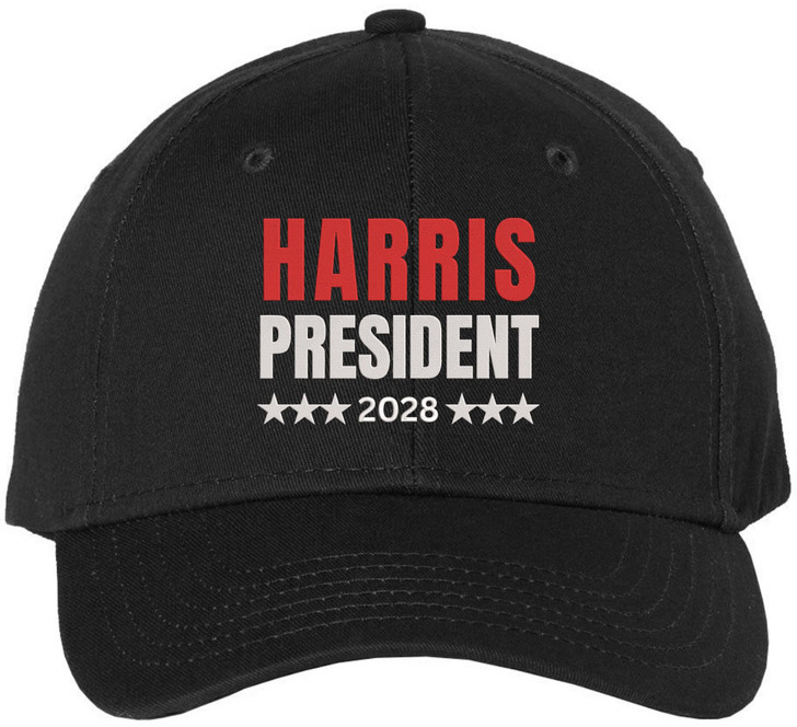 Harris President 2028 Embroidered Hat Political Election Baseball Cap