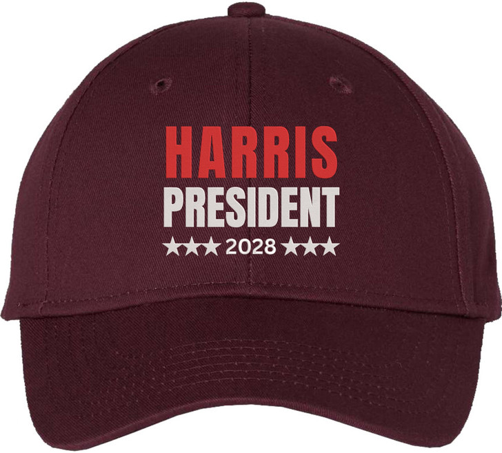 Harris President 2028 Embroidered Hat Political Election Baseball Cap