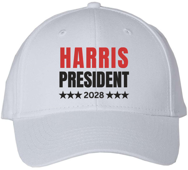 Harris President 2028 Embroidered Hat Political Election Baseball Cap