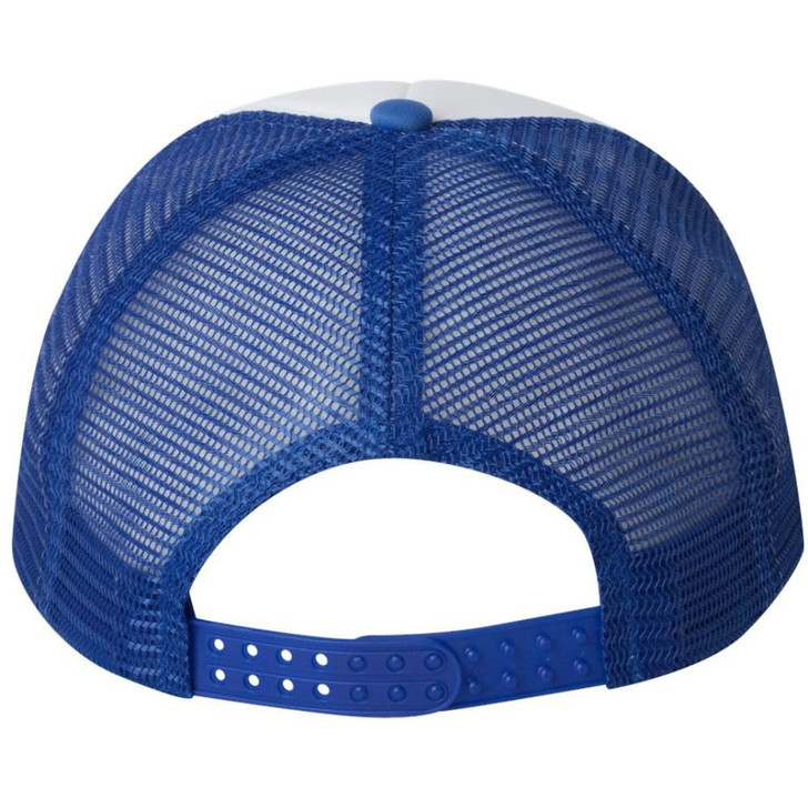 Smiley Face Embroidered Foam Mesh Back Trucker Hat Happy Face Unisex Adjustable Baseball Hat