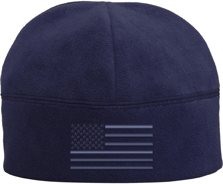 Army Universe Polar Fleece Watch Cap with Embroidered US American Flag, USA Tactical Beanie Warm Winter Skull Hat