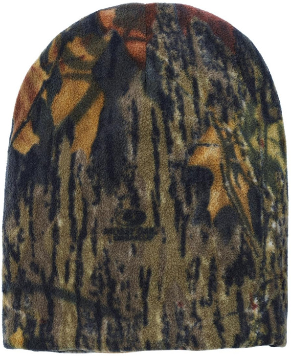 Camouflage Fleece Beanie | 100% Polyester Polar Skull Cap | Warm Watch Cap for Men & Women