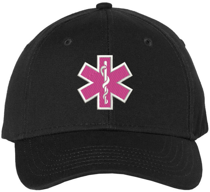 EMS EMT Emergency Medical Star of Life Embroidered Adjustable 100% Cotton Unisex Baseball Cap Hat