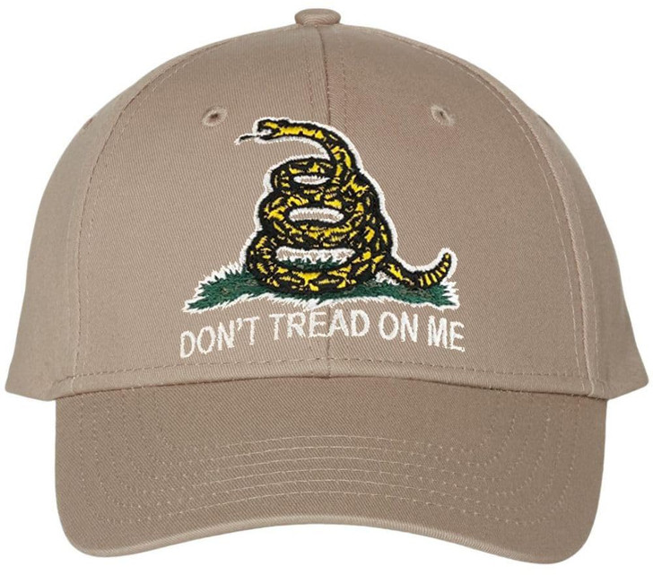Don’t Tread On Me Gadsen Snake Baseball Cap Embroidered Rafflesnake Hat