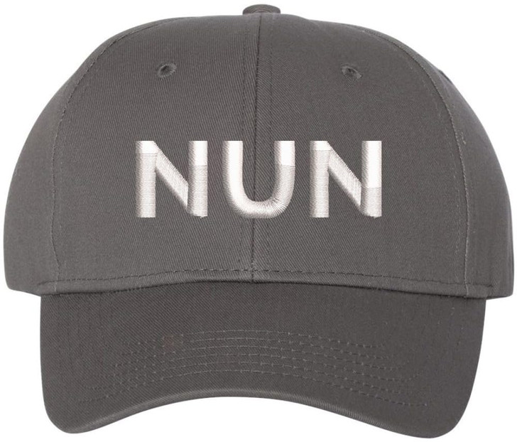 Nun Embroidered Baseball Cap | Sister Holy Women Text Church Christian Structured Hat
