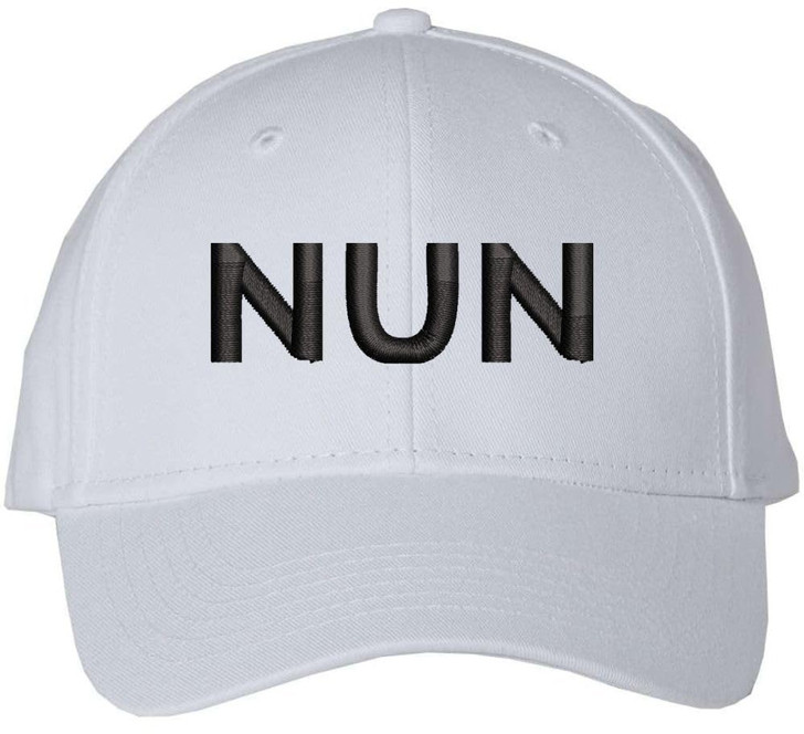 Nun Embroidered Baseball Cap | Sister Holy Women Text Church Christian Structured Hat