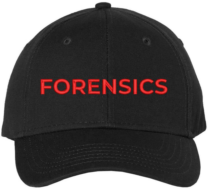 Forensics Embroidered Baseball Cap | Team Investigative Scientific Clinical Professionals Structured Hat
