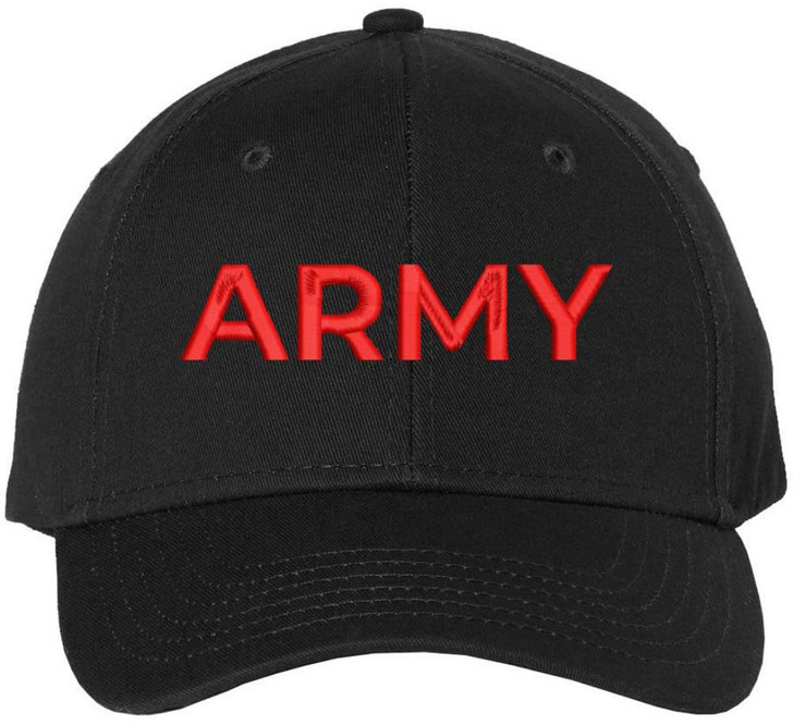 Army Embroidered Baseball Cap | US Army Text | Structured Hat