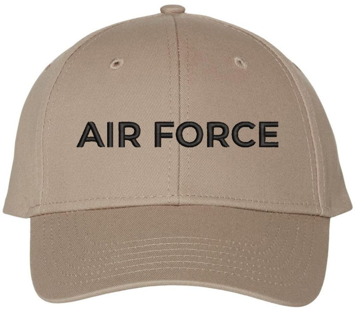 Air Force Text Embroidered Baseball Cap | USA Air Aviation Squad | Structured Hat