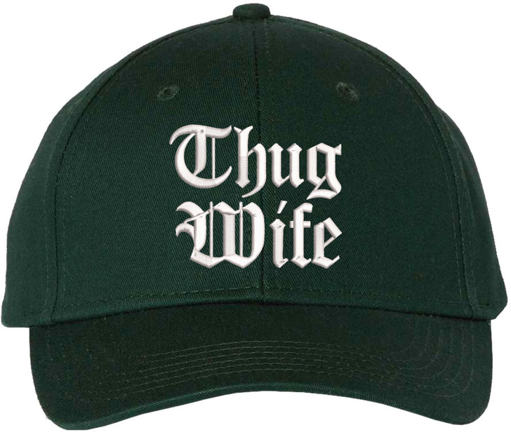 Thug Wife Embroidered Dad Hat Hip Hop Streetwear Gangsta Cap